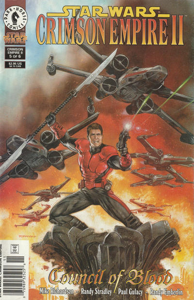 Cover for Star Wars Crimson Empire II: Council of Blood (Dark Horse, 1998 series) #5 [Newsstand]