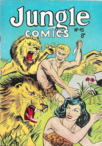 Cover for Jungle Comics (H. John Edwards, 1950 ? series) #43