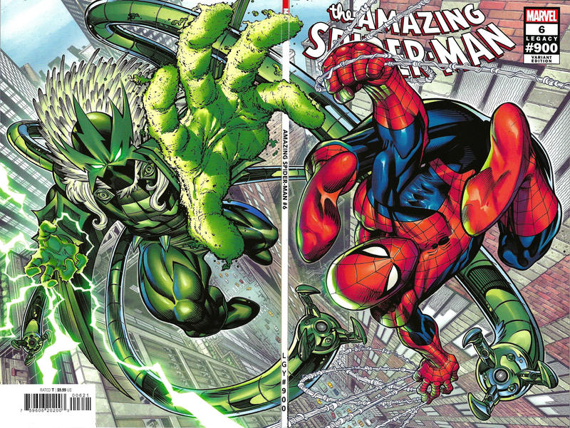 Cover for The Amazing Spider-Man (Marvel, 2022 series) #6 (900) [Variant Edition - Ed McGuinness Wraparound Cover]