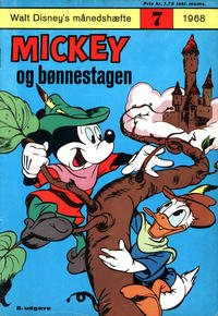 Cover Thumbnail for Walt Disney's månedshæfte (Egmont, 1967 series) #7/1968