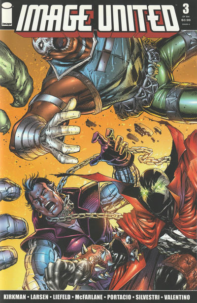 Cover for Image United (Image, 2009 series) #3 [Cover A Spawn]