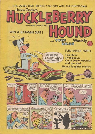 Cover for Huckleberry Hound Weekly (City Magazines, 1961 series) #28 January 1967 [278]