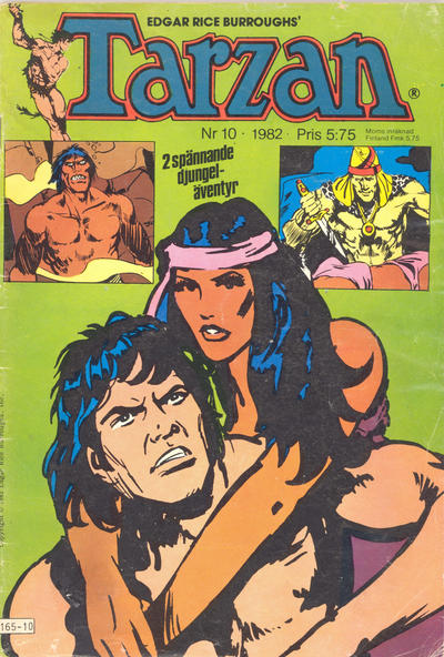 Cover for Tarzan (Atlantic Förlags AB, 1977 series) #10/1982