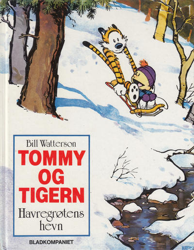 Cover for Tommy og Tigern [bok] (Bladkompaniet / Schibsted, 1991 series) #2 - Havregrøtens hevn [3. opplag]