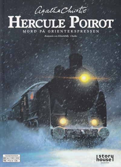 Cover for Hercule Poirot (Hjemmet / Egmont, 2019 series) #[1] - Mord på Orientekspressen [2. utgave]