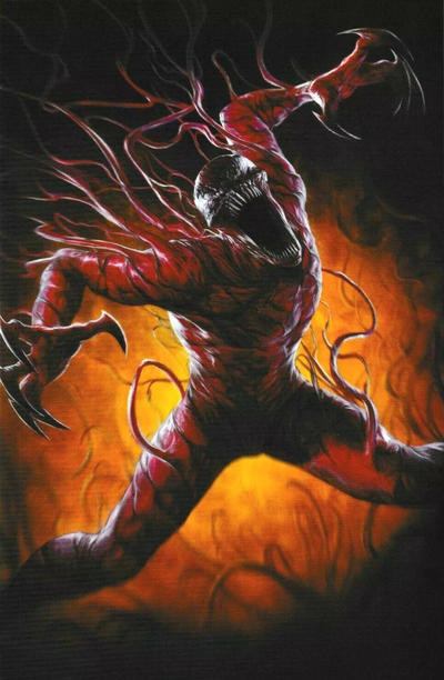 Cover for Venom (Marvel, 2018 series) #35 (200) [Illuminati Exclusive - Dave Rapoza Virgin Art]