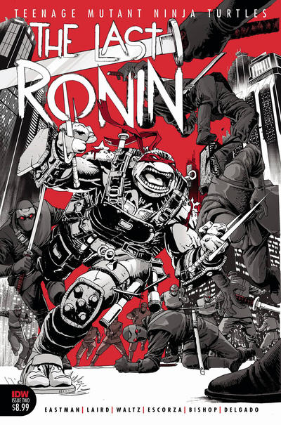 Cover for TMNT: The Last Ronin (IDW, 2020 series) #2 [Third Printing]