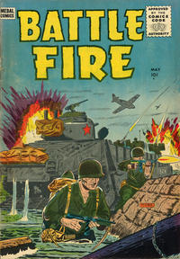 Cover for Battle Fire (Stanley Morse, 1955 series) #6