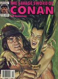 Cover for The Savage Sword of Conan (Marvel, 1974 series) #141