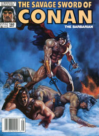 Cover for The Savage Sword of Conan (Marvel, 1974 series) #160