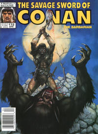 Cover for The Savage Sword of Conan (Marvel, 1974 series) #172