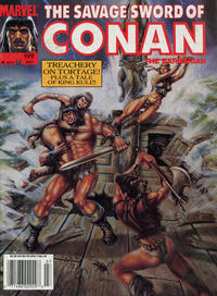 Cover for The Savage Sword of Conan (Marvel, 1974 series) #199 [Direct]