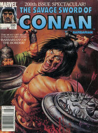 Cover for The Savage Sword of Conan (Marvel, 1974 series) #200
