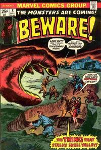 Cover for Beware (Marvel, 1973 series) #8