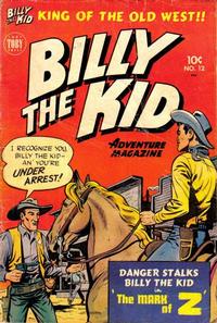 Cover for Billy the Kid Adventure Magazine (Toby, 1950 series) #12