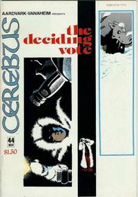 Cover Thumbnail for Cerebus (Aardvark-Vanaheim, 1977 series) #44