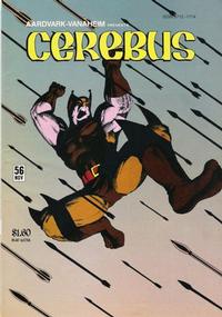 Cover Thumbnail for Cerebus (Aardvark-Vanaheim, 1977 series) #56