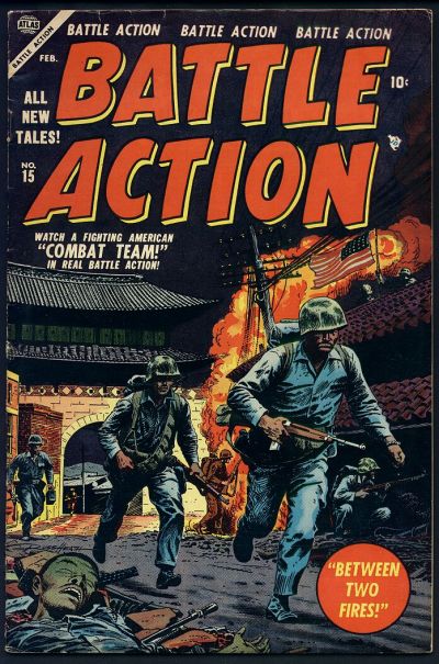 Cover for Battle Action (Marvel, 1952 series) #15