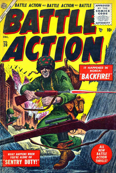 Cover for Battle Action (Marvel, 1952 series) #20