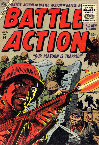 Cover for Battle Action (Marvel, 1952 series) #24