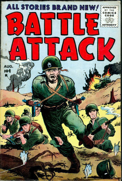 Cover for Battle Attack (Stanley Morse, 1954 series) #6