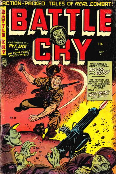 Cover for Battle Cry (Stanley Morse, 1952 series) #13