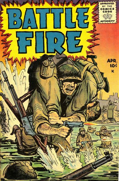 Cover for Battle Fire (Stanley Morse, 1955 series) #1