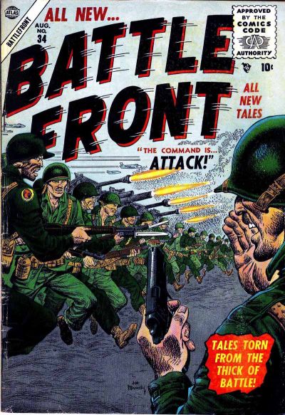 Cover for Battlefront (Marvel, 1952 series) #34