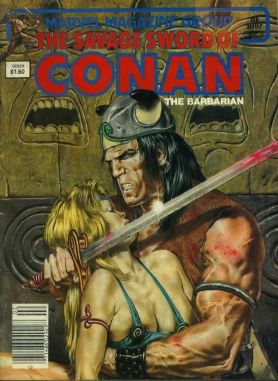 Cover for The Savage Sword of Conan (Marvel, 1974 series) #97
