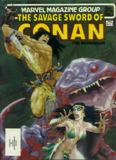 Cover for The Savage Sword of Conan (Marvel, 1974 series) #98