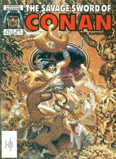 Cover for The Savage Sword of Conan (Marvel, 1974 series) #111