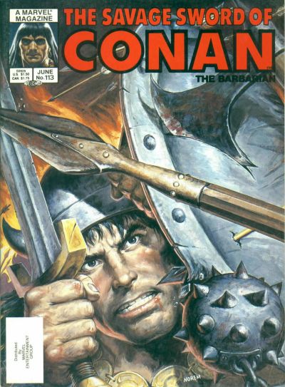 Cover for The Savage Sword of Conan (Marvel, 1974 series) #113 [Direct]