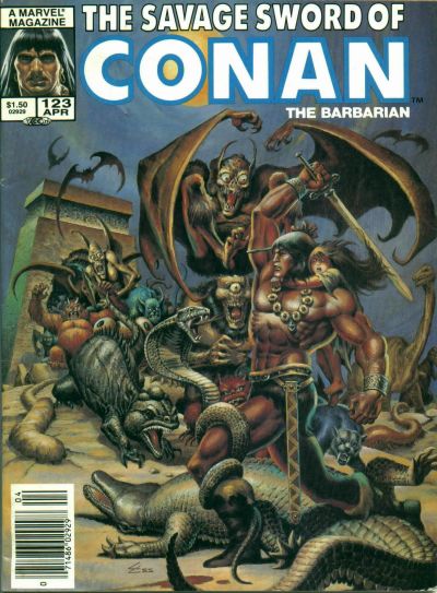 Cover for The Savage Sword of Conan (Marvel, 1974 series) #123