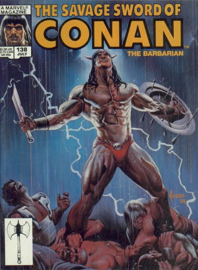 Cover for The Savage Sword of Conan (Marvel, 1974 series) #138