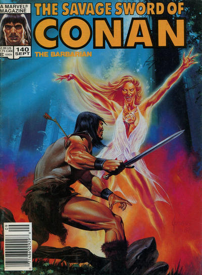 Cover for The Savage Sword of Conan (Marvel, 1974 series) #140