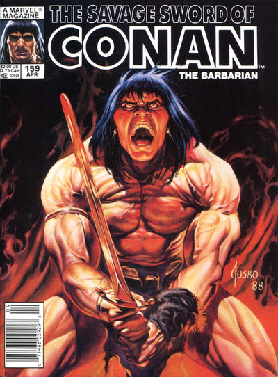 Cover for The Savage Sword of Conan (Marvel, 1974 series) #159
