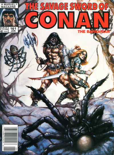 Cover for The Savage Sword of Conan (Marvel, 1974 series) #161