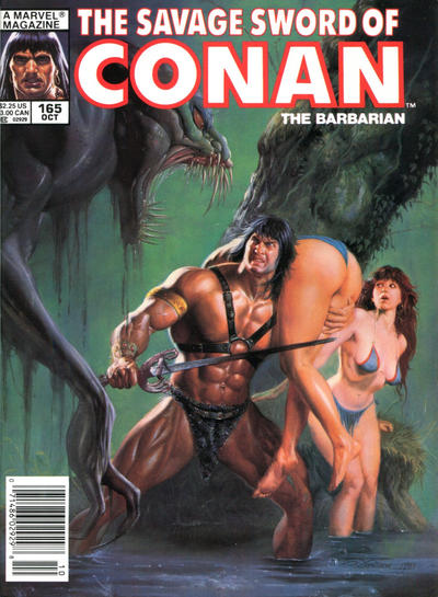 Cover for The Savage Sword of Conan (Marvel, 1974 series) #165