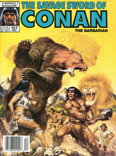 Cover for The Savage Sword of Conan (Marvel, 1974 series) #167