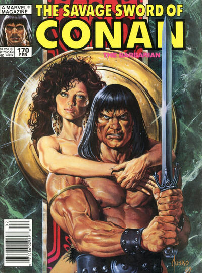 Cover for The Savage Sword of Conan (Marvel, 1974 series) #170