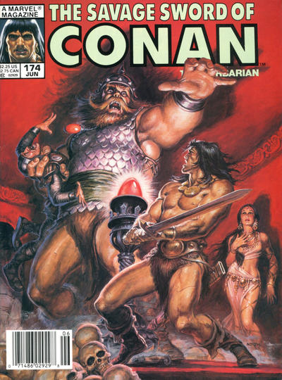 Cover for The Savage Sword of Conan (Marvel, 1974 series) #174