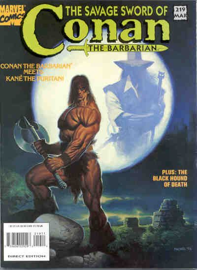 Cover for The Savage Sword of Conan (Marvel, 1974 series) #219