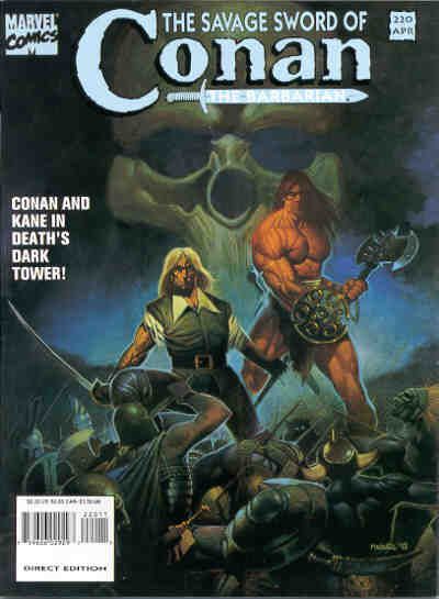 Cover for The Savage Sword of Conan (Marvel, 1974 series) #220