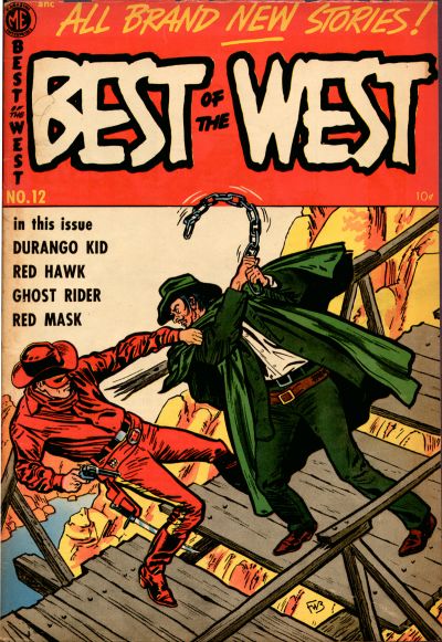 Cover for Best of the West (Magazine Enterprises, 1951 series) #12 [A-1 #103]