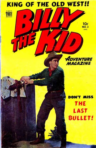 Cover for Billy the Kid Adventure Magazine (Toby, 1950 series) #3