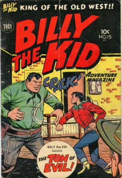 Cover for Billy the Kid Adventure Magazine (Toby, 1950 series) #15