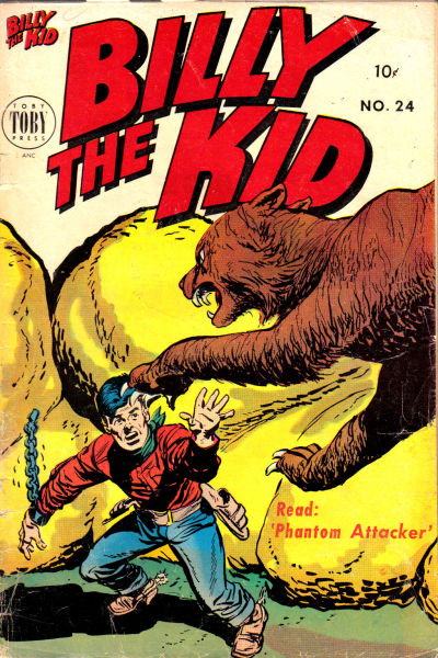 Cover for Billy the Kid Adventure Magazine (Toby, 1950 series) #24