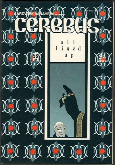 Cover for Cerebus (Aardvark-Vanaheim, 1977 series) #58