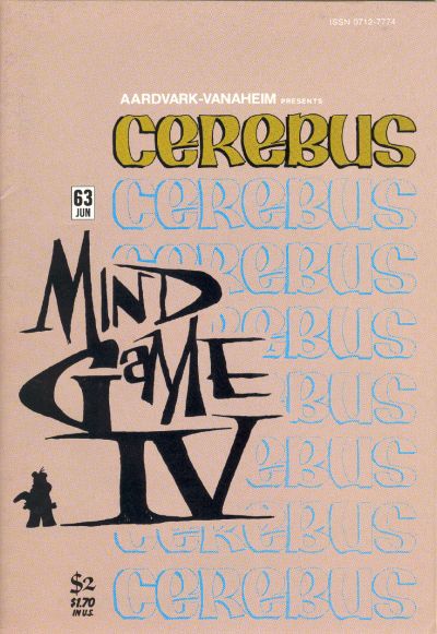 Cover for Cerebus (Aardvark-Vanaheim, 1977 series) #63