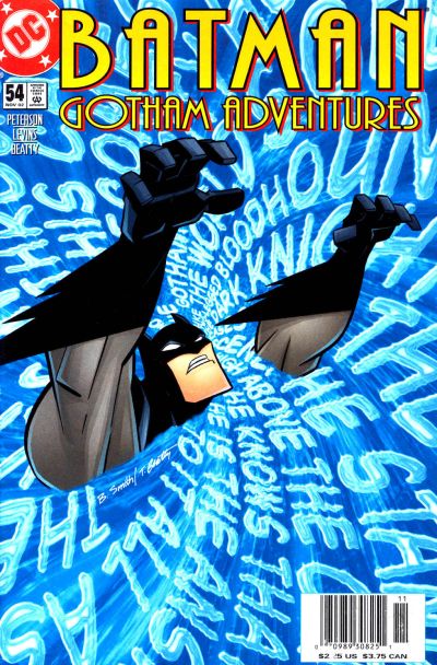 Cover for Batman: Gotham Adventures (DC, 1998 series) #54 [Newsstand]